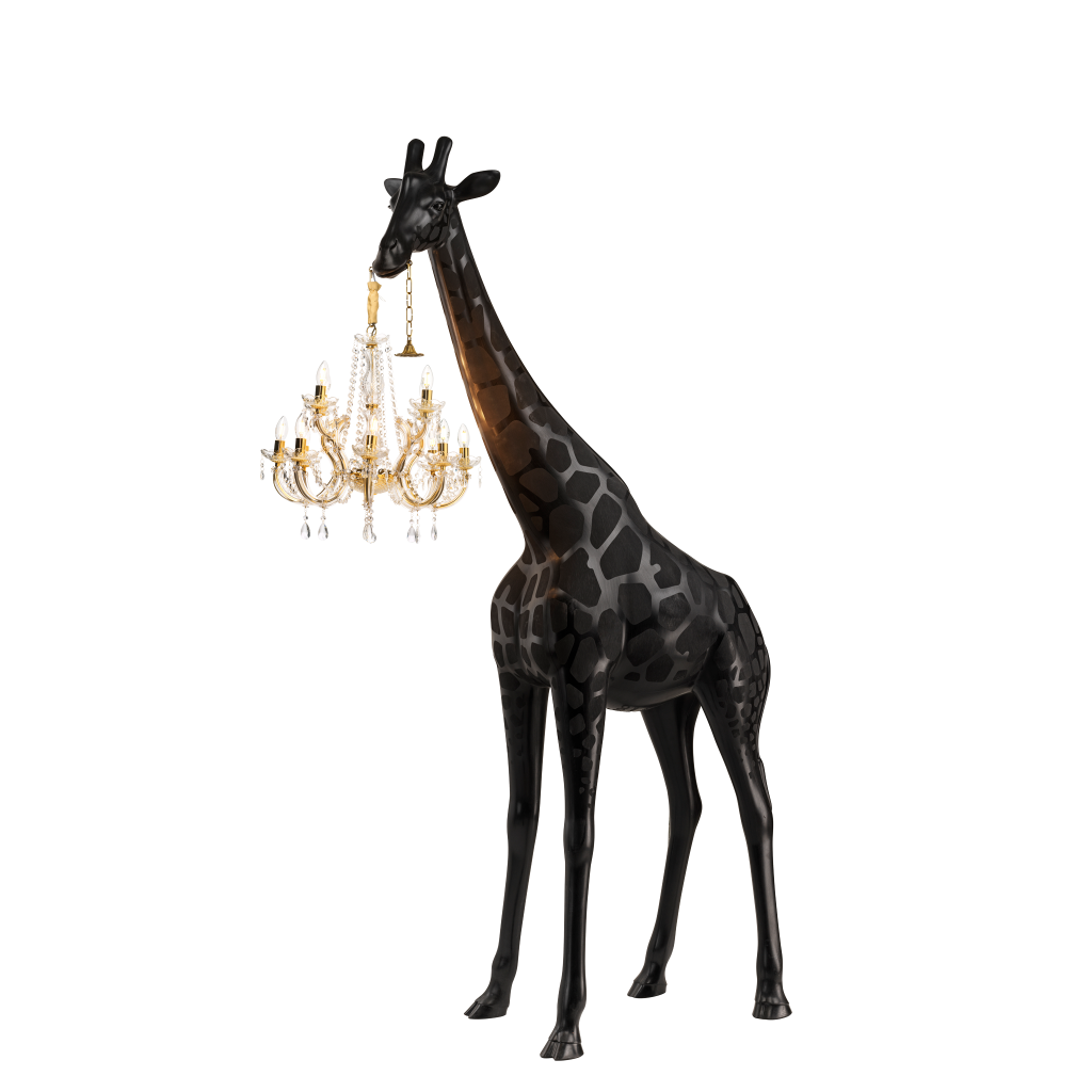 Giraffe in Love M Indoor by Qeeboo #Black