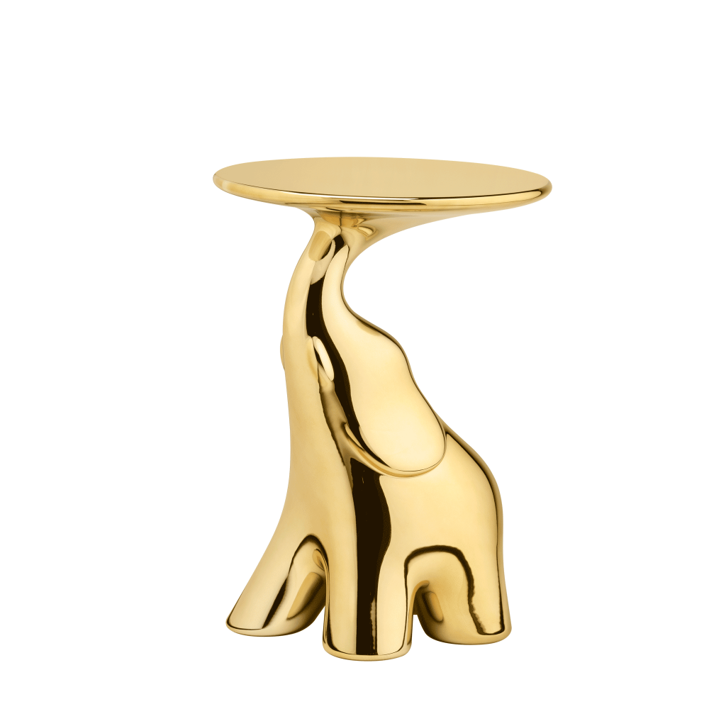 Pako Gold Side Table by Qeeboo