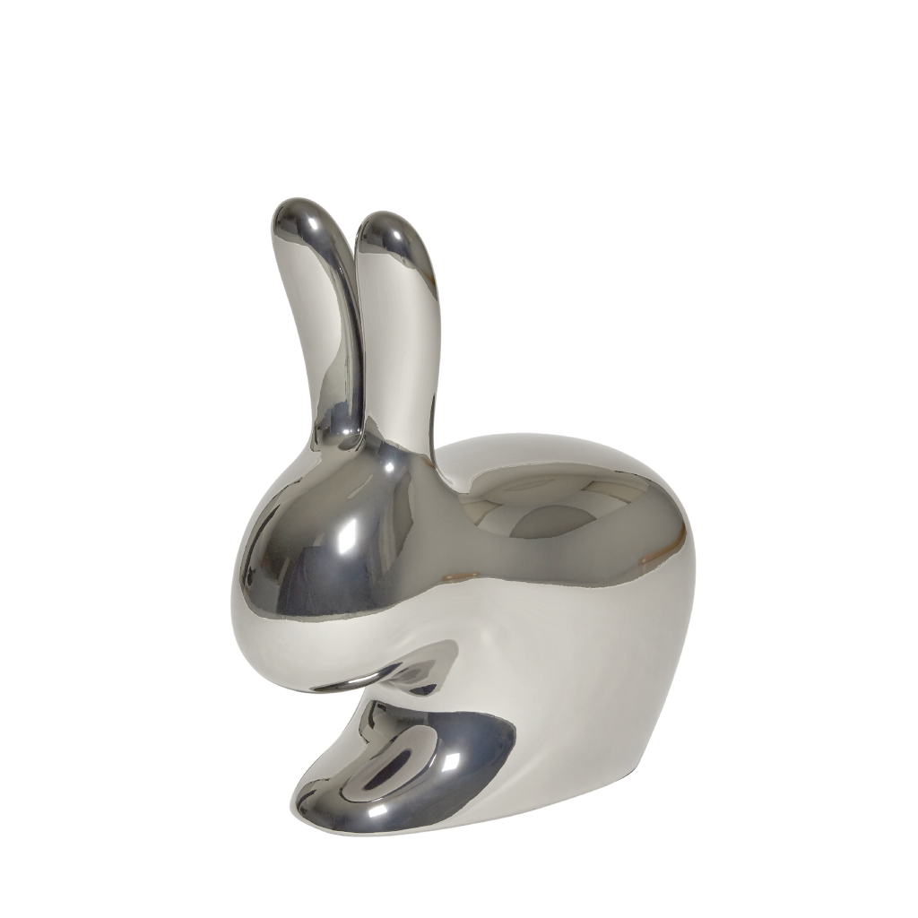 Rabbit Chair Metal Finish by Qeeboo