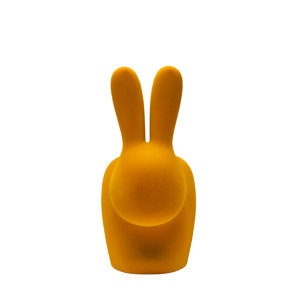 Rabbit Chair Velvet Finish by Qeeboo #Dark Gold