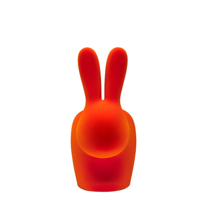 Rabbit Chair Velvet Finish by Qeeboo #Orange