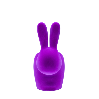 Rabbit Chair Velvet Finish by Qeeboo #Purple