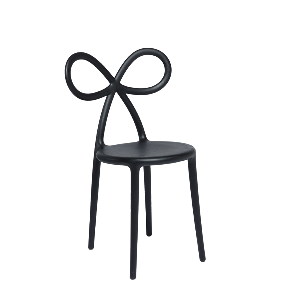 Ribbon Chair by Qeeboo #Black