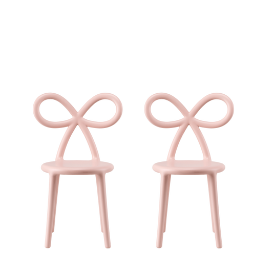 Ribbon Chair Baby - Set of 2 pieces by Qeeboo #pink