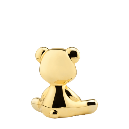 Teddy Boy Lamp Metal Finish With Cable by Qeeboo #Gold