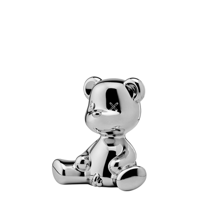 Teddy Boy Lamp Metal Finish With Cable by Qeeboo #Silver