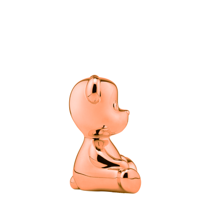 Teddy Boy Lamp Metal Finish With Cable by Qeeboo #Copper