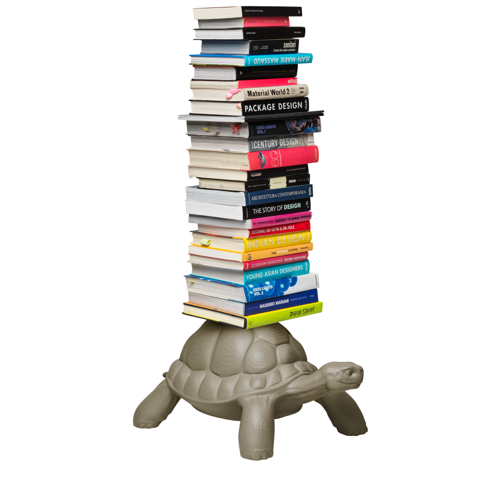 Turtle Carry Bookcase by QeebooTurtle Carry Bookcase by Qeeboo #Dove Grey