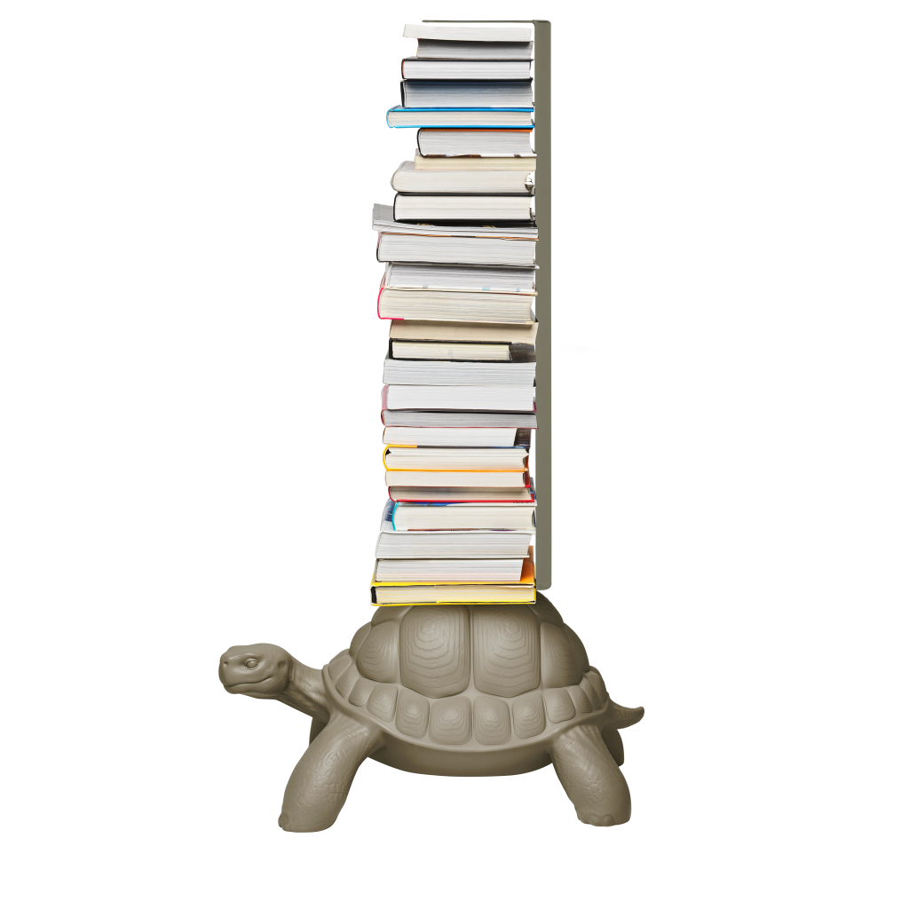 Turtle Carry Bookcase by QeebooTurtle Carry Bookcase by Qeeboo #Dove Grey