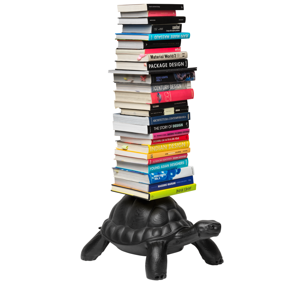 Turtle Carry Bookcase by Qeeboo #Black