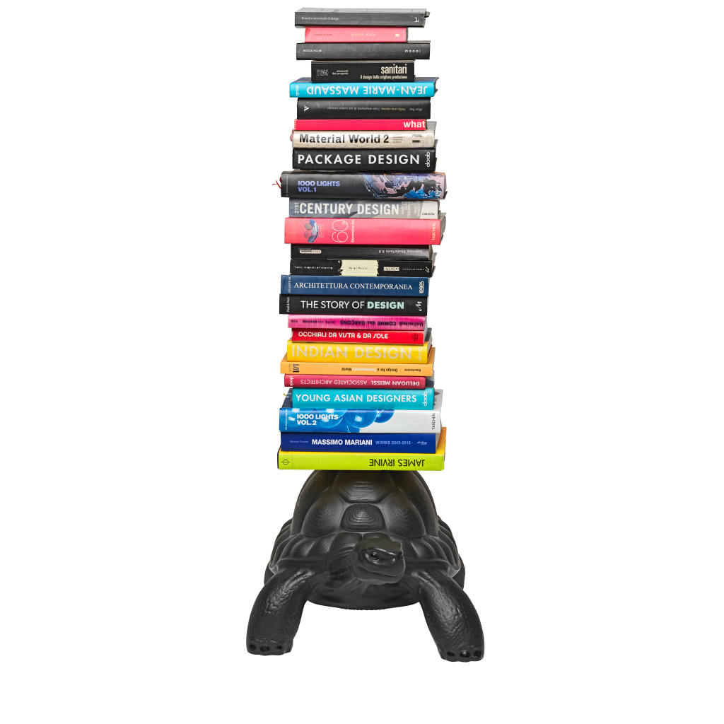 Turtle Carry Bookcase by Qeeboo #Black