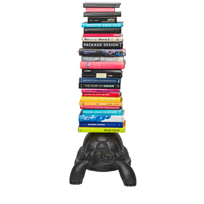 Turtle Carry Bookcase by Qeeboo #Black