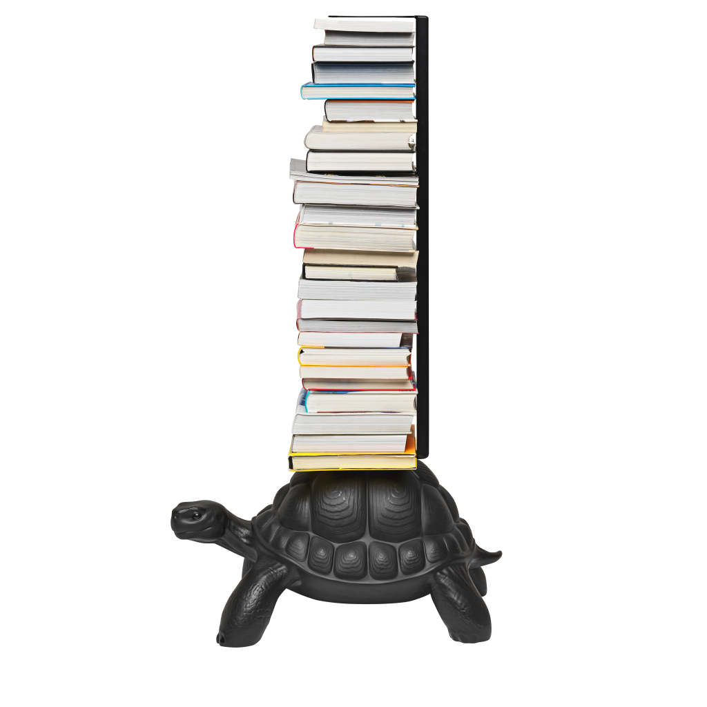 Turtle Carry Bookcase by Qeeboo #Black