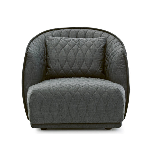 Redondo - Fabric Armchair With Armrests by Moroso