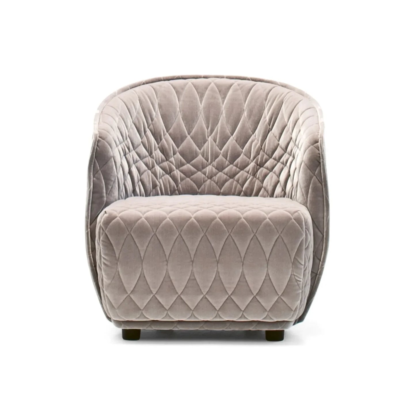 Redondo - Fabric Small armchair With Armrests by Moroso