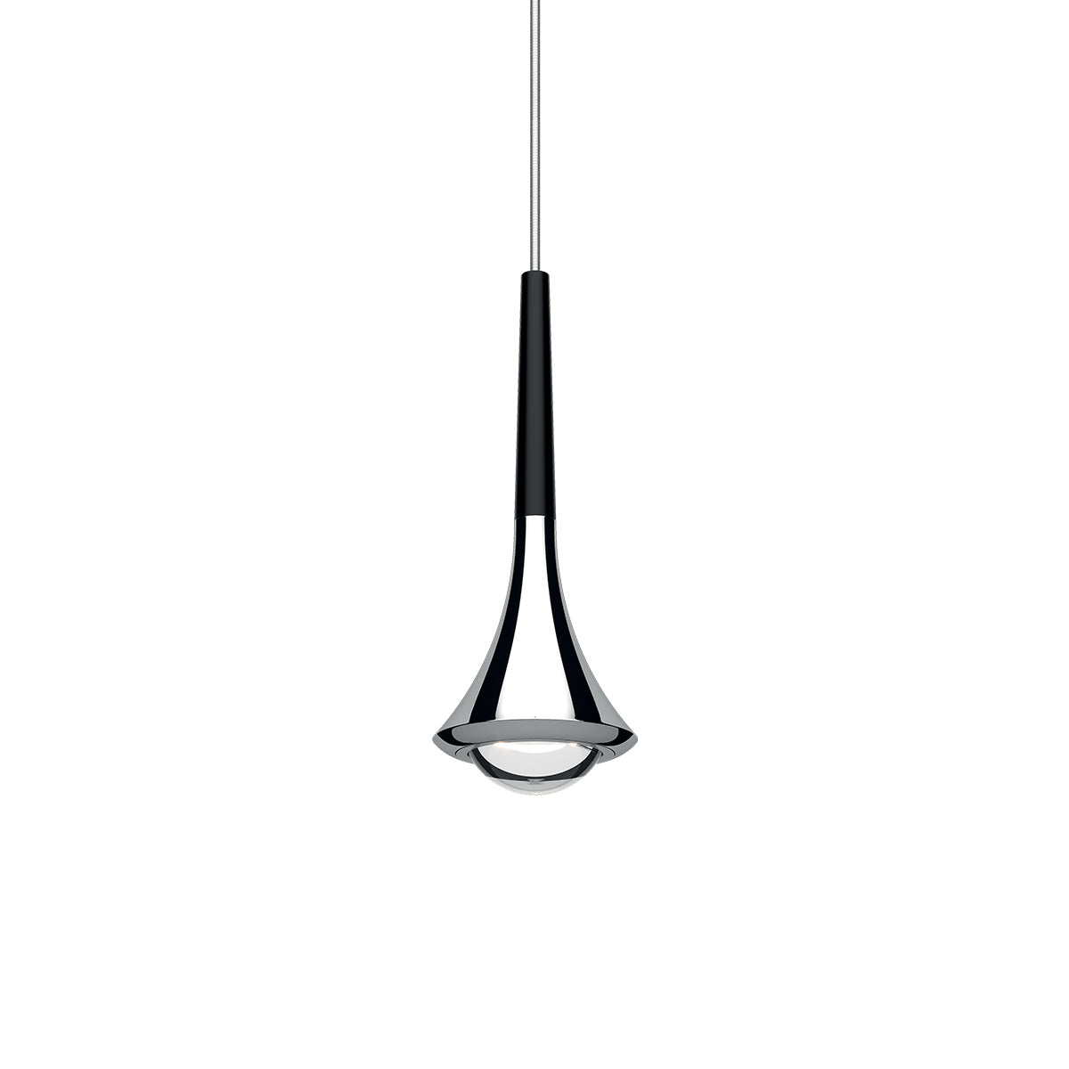 Rain - Led Aluminium Pendant Lamp by Lodes #Chrome/Matte Black – 9005