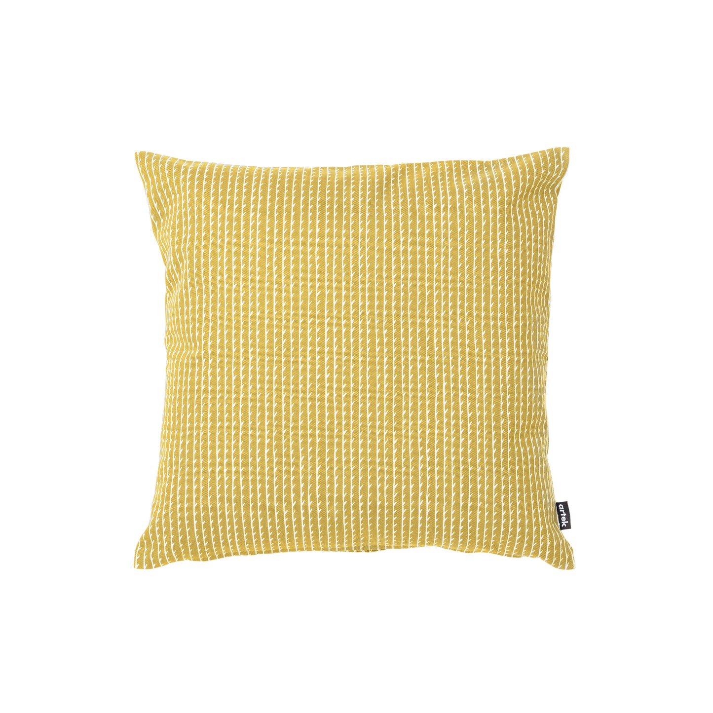Artek Rivi Cushion Cover, small — mustard/white