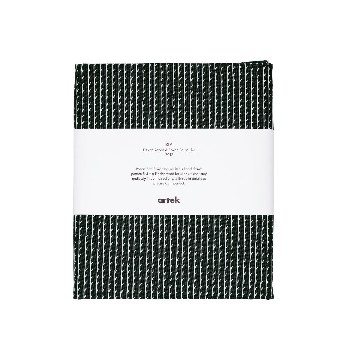 Rivi fabric cotton black/white