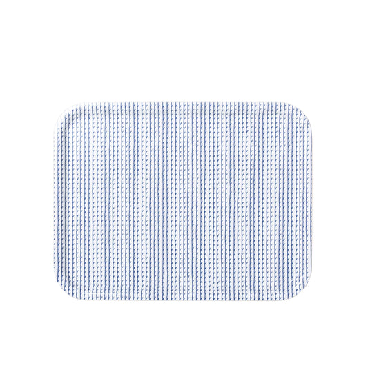 Artek Rivi Tray, large — white/blue