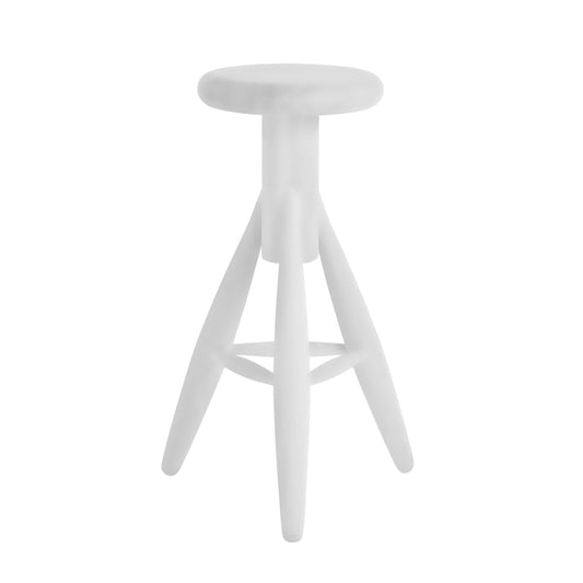 Artek Rocket Bar Stool — white lacquered