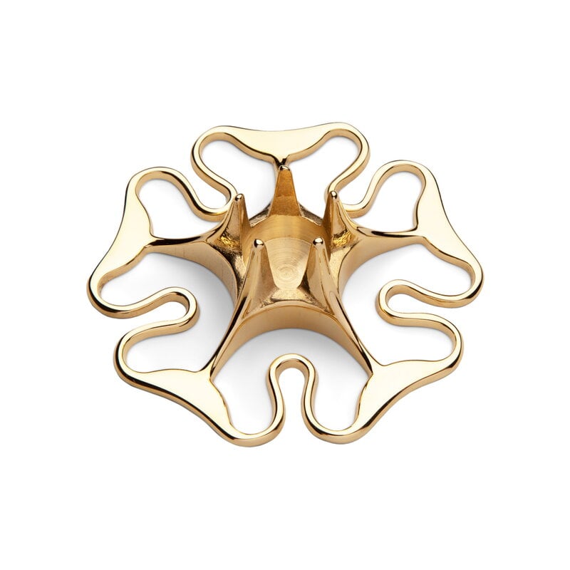 Rose candleholder by Skultuna #brass #