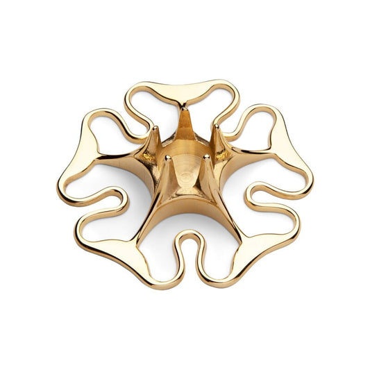 Rose candleholder by Skultuna #brass #