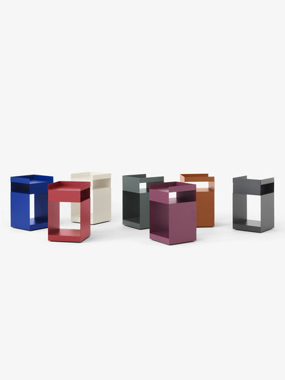 Rotate SC73 side table, dark plum