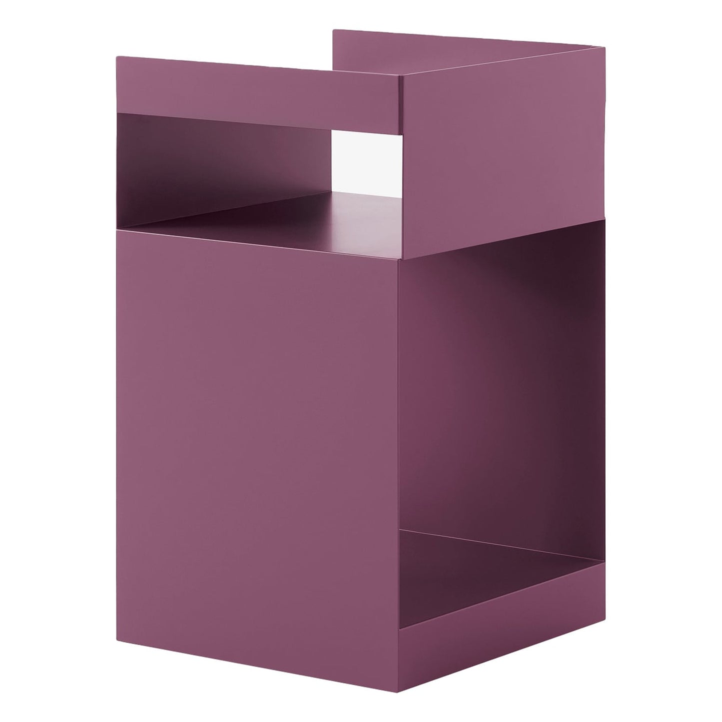 Rotate SC73 side table, dark plum