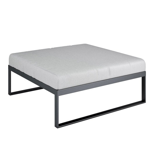 Garden Easy ottoman by Röshults # #Nature grey