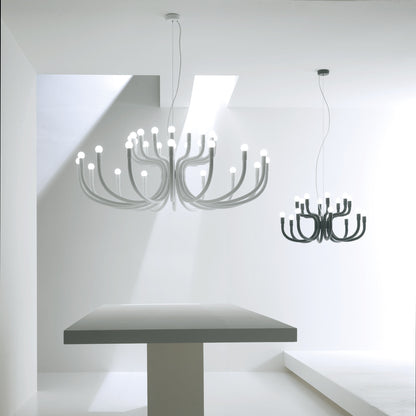 Snoob - Aluminium Pendant Lamp by Karman #Ø130 x H45 cm / White
