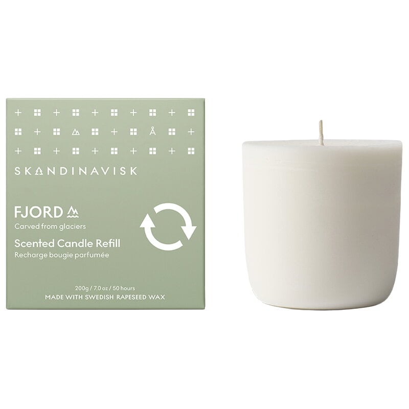 Scented candle refill by Skandinavisk #FJORD, large #