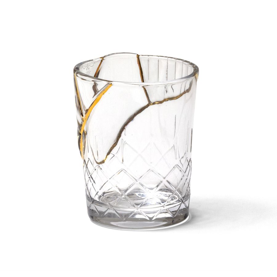 Porcelain and gold plated Glass Kintsugi by Seletti #No.1