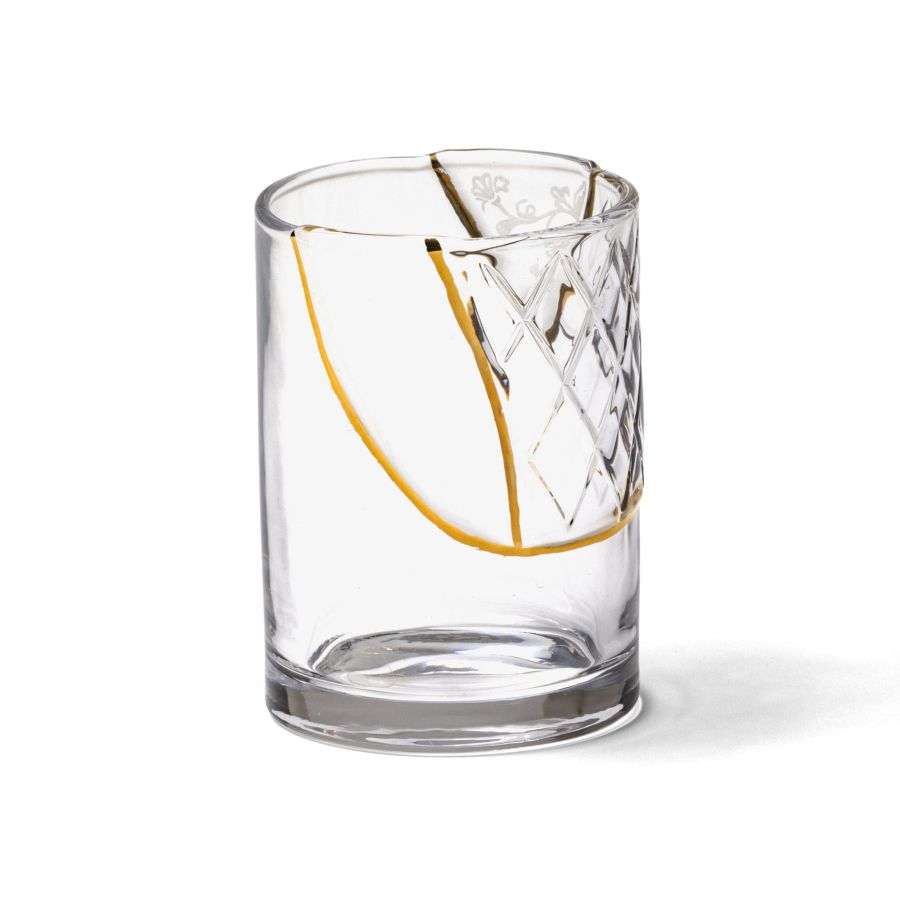 Porcelain and gold plated Glass Kintsugi by Seletti #No.2