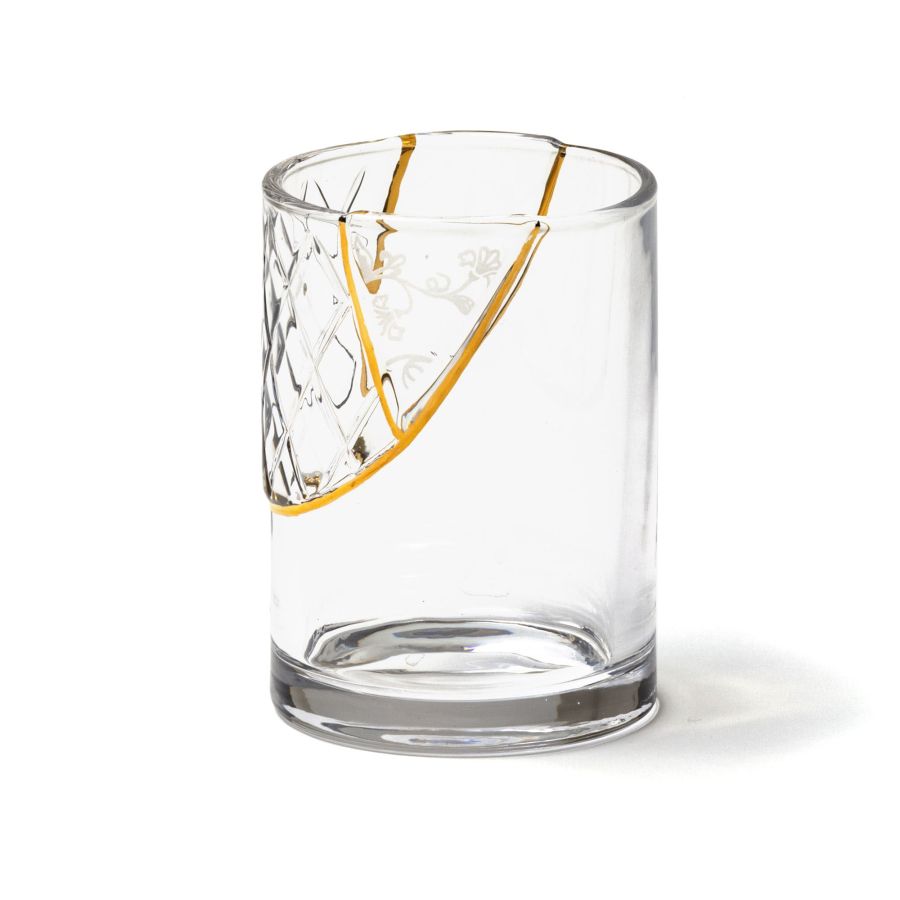 Porcelain and gold plated Glass Kintsugi by Seletti #No.2