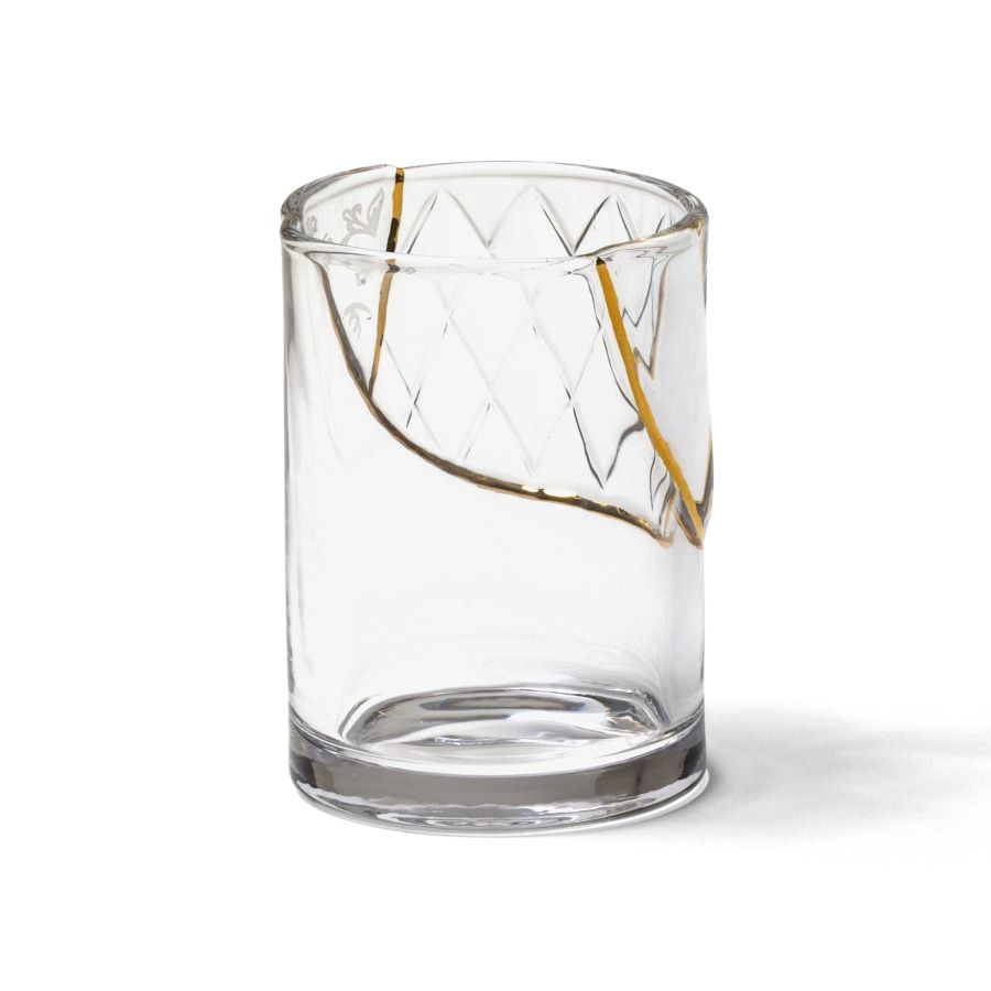 Porcelain and gold plated Glass Kintsugi by Seletti #No.2