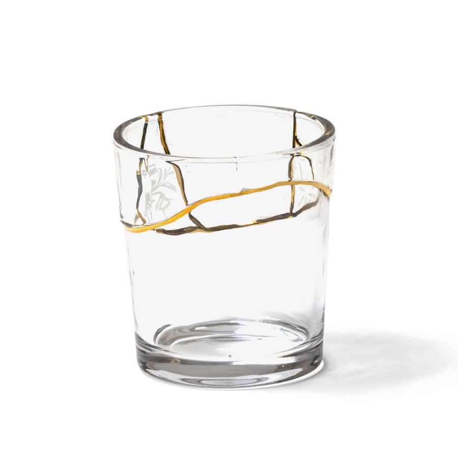 Porcelain and gold plated Glass Kintsugi by Seletti #No.3