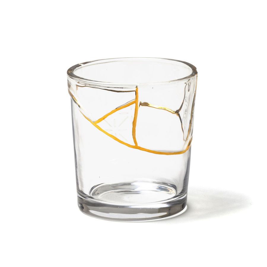 Porcelain and gold plated Glass Kintsugi by Seletti #No.3