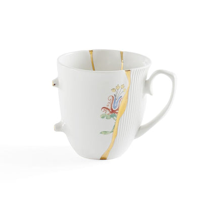 Porcelain and gold plated Mug Kintsugi by Seletti #No.2