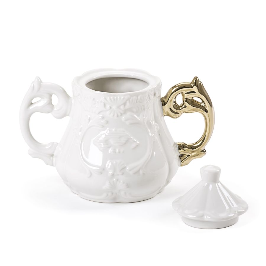 Fine Porcelain Sugar bowl I-WARES by Seletti #Gold