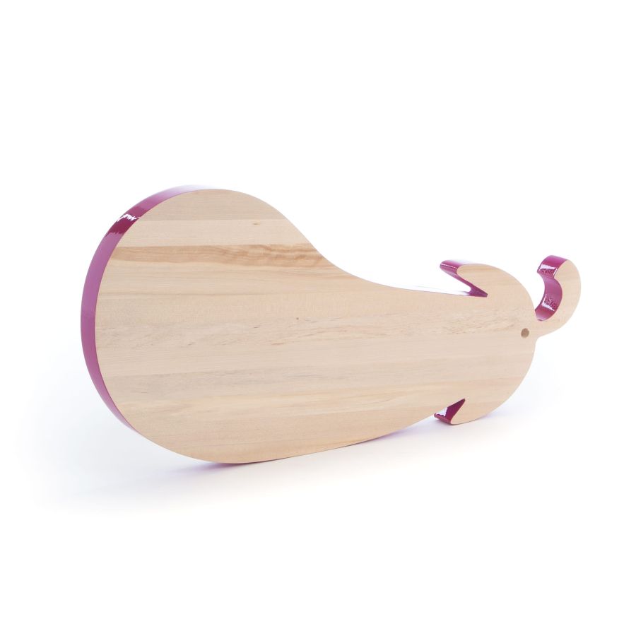 Birch Wood Cutter Board Vege-Table Aubergine by Seletti