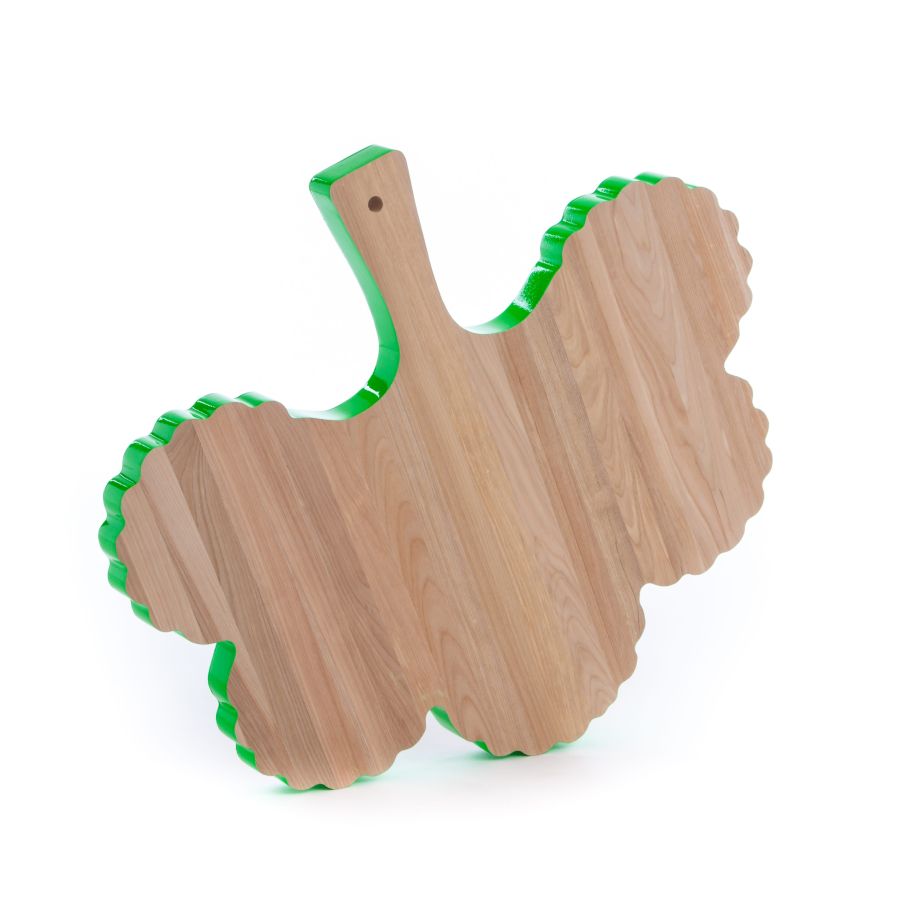 Birch Wood Cutter Board Vege-Table Broccoli by Seletti