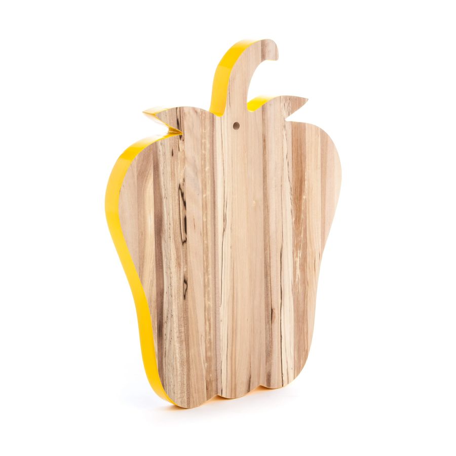 Birch Wood Cutter Board Vege-Table Pepper by Seletti