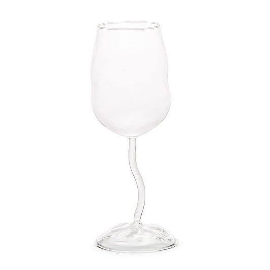 Glass from Sonny Wine Glass set of 4 by Seletti #ø 9.5 x h24