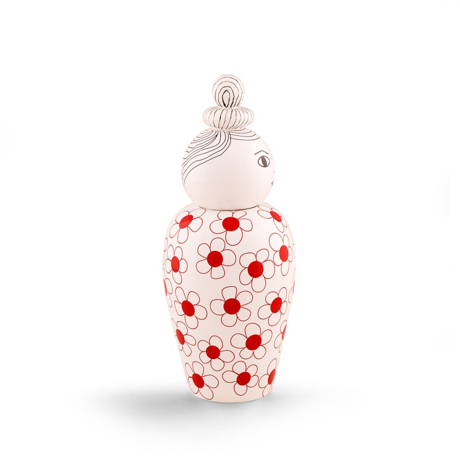 porcelain Vase Canopie Pepa by Seletti