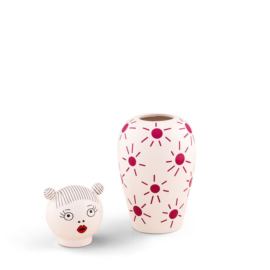 porcelain Vase Canopie Lula by Seletti