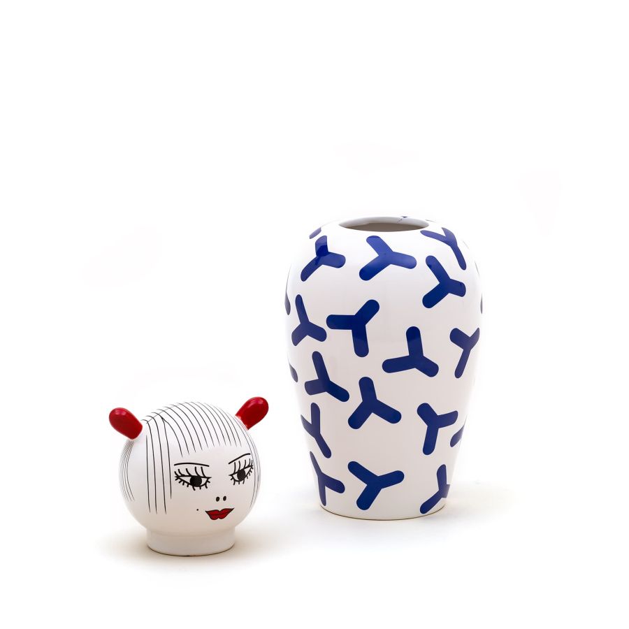 porcelain Vase Canopie Zoé by Seletti