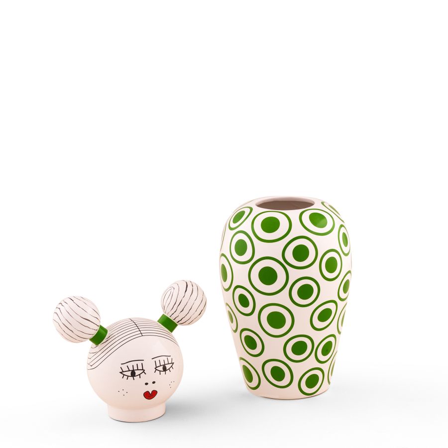 porcelain Vase Canopie Izumi by Seletti