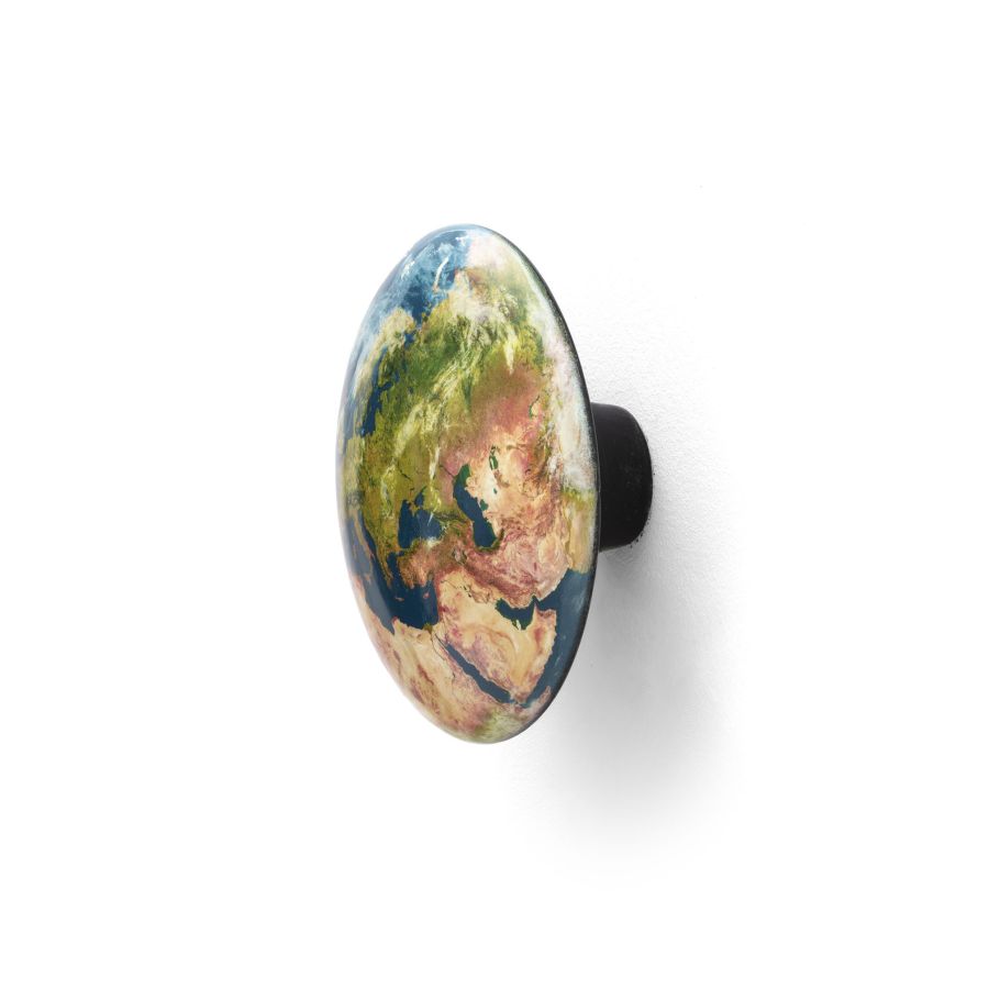 Wooden Hanger Solar System Hanger Earth Europe by Seletti