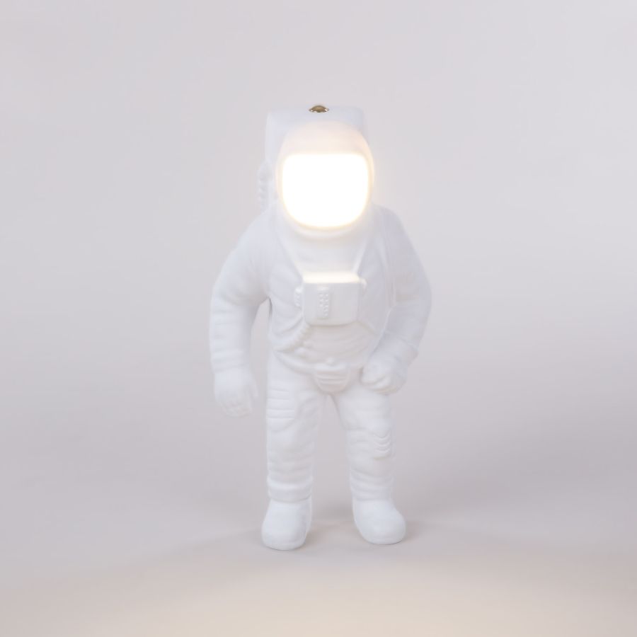 Resin Indoor Dimmable Table Lamp Flashing Starman by Seletti