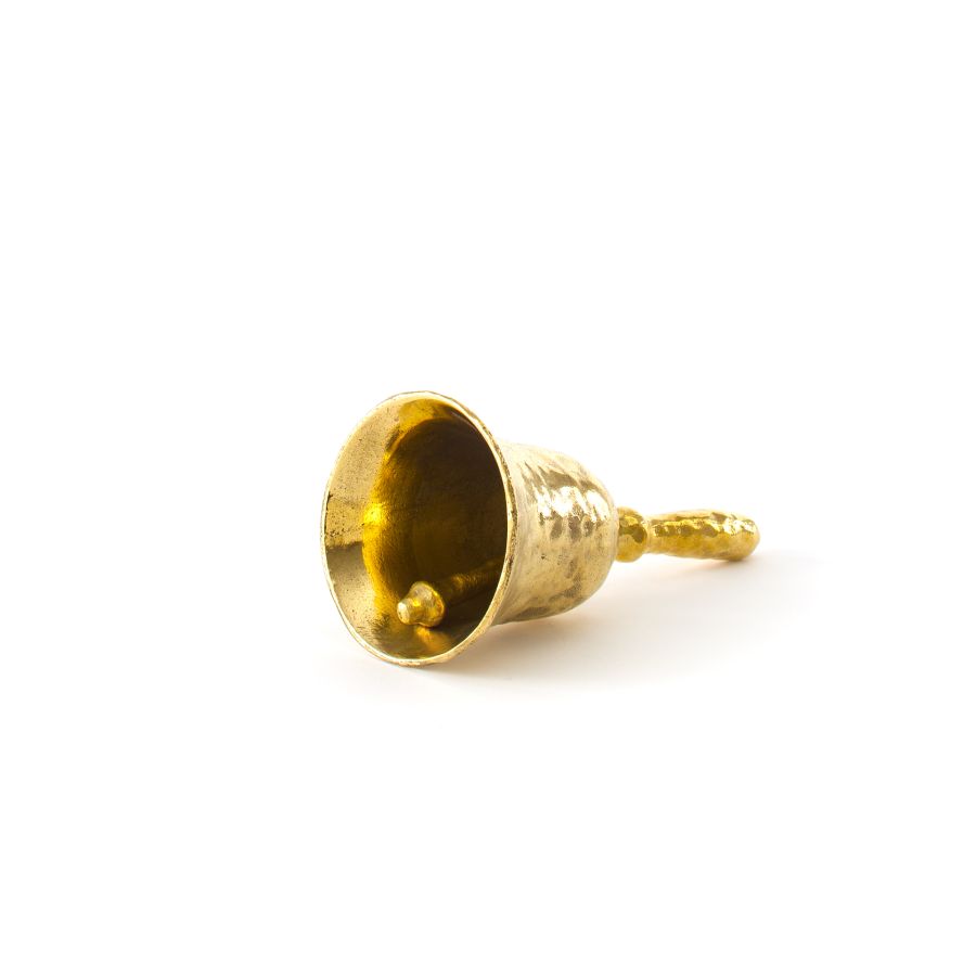 Brass Decorative Object Fingers Bell by Seletti